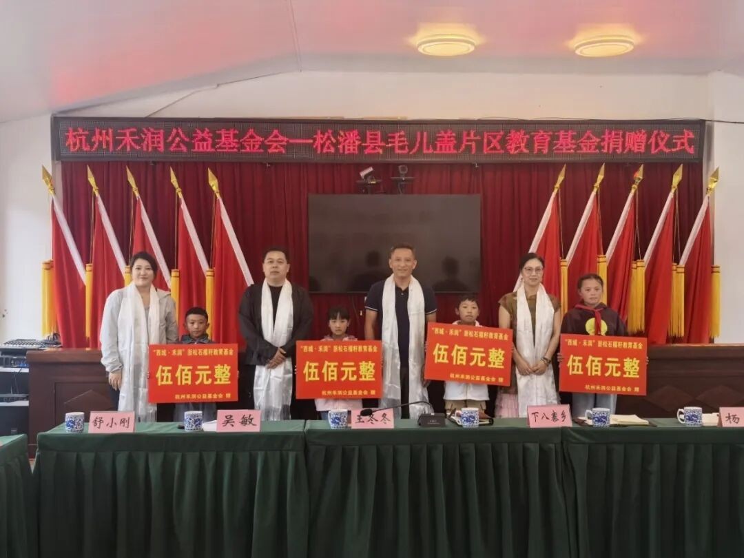 公益行动-情系松潘,爱心捐赠